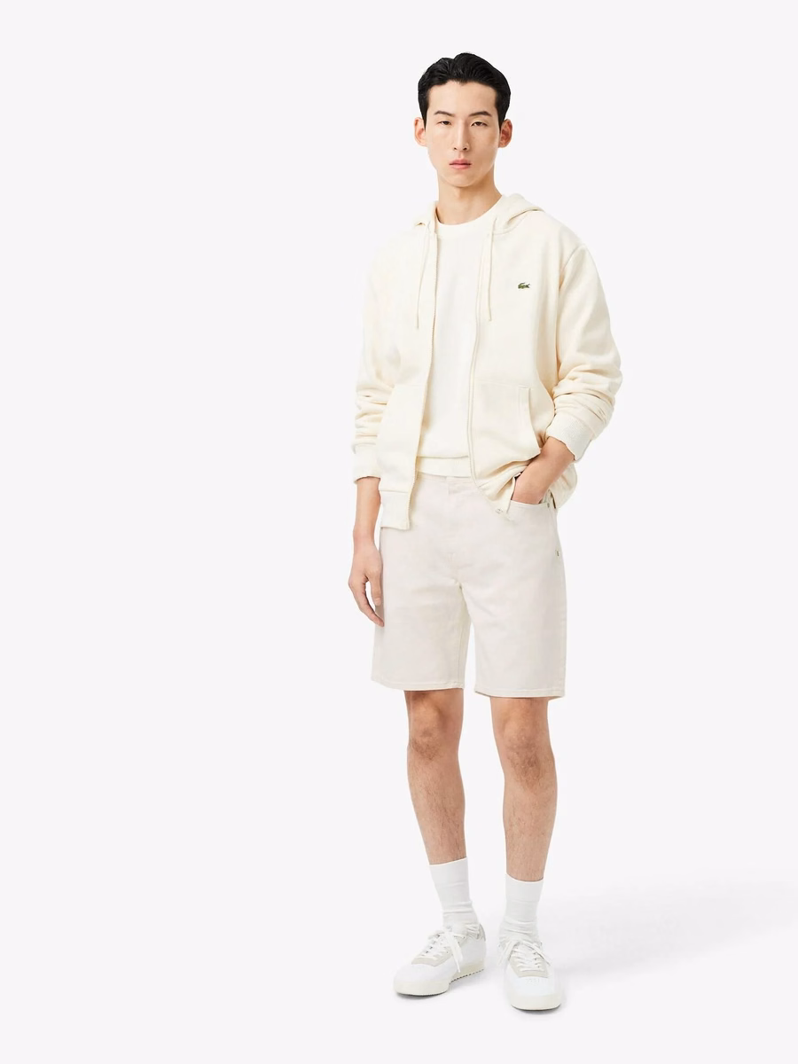 Shorts Bermuda in denim a vestibilità dritta