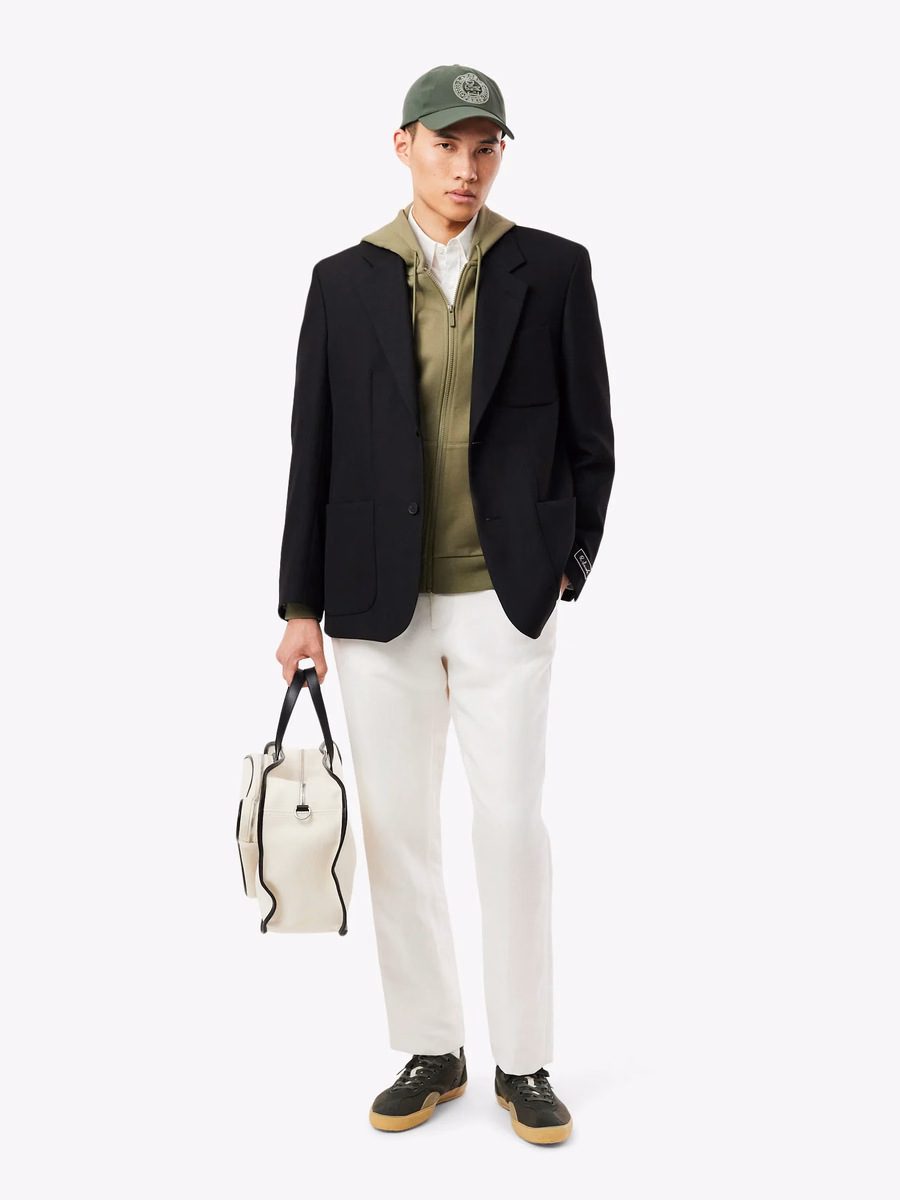 Felpa con zip in pile Classic Fit