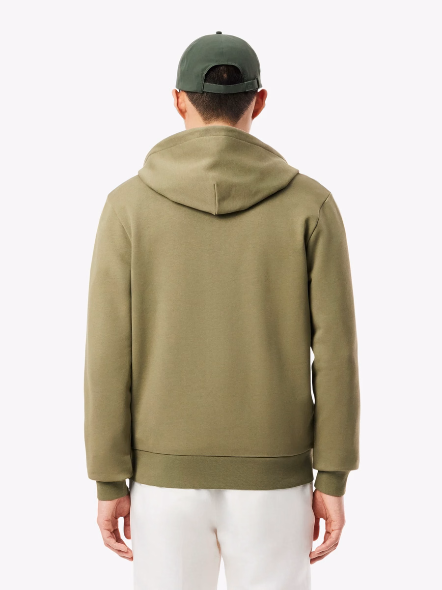 Felpa con zip in pile Classic Fit