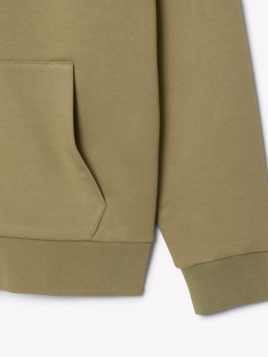 Felpa con zip in pile Classic Fit