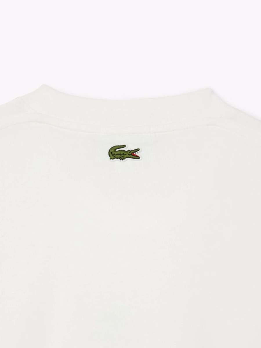 Maglietta in cotone con stampa Signature