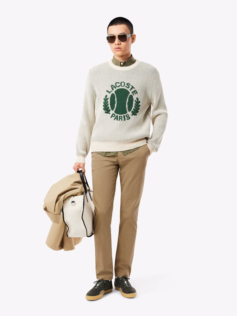 Pantaloni Chino Slim Fit in Cotone Stretch