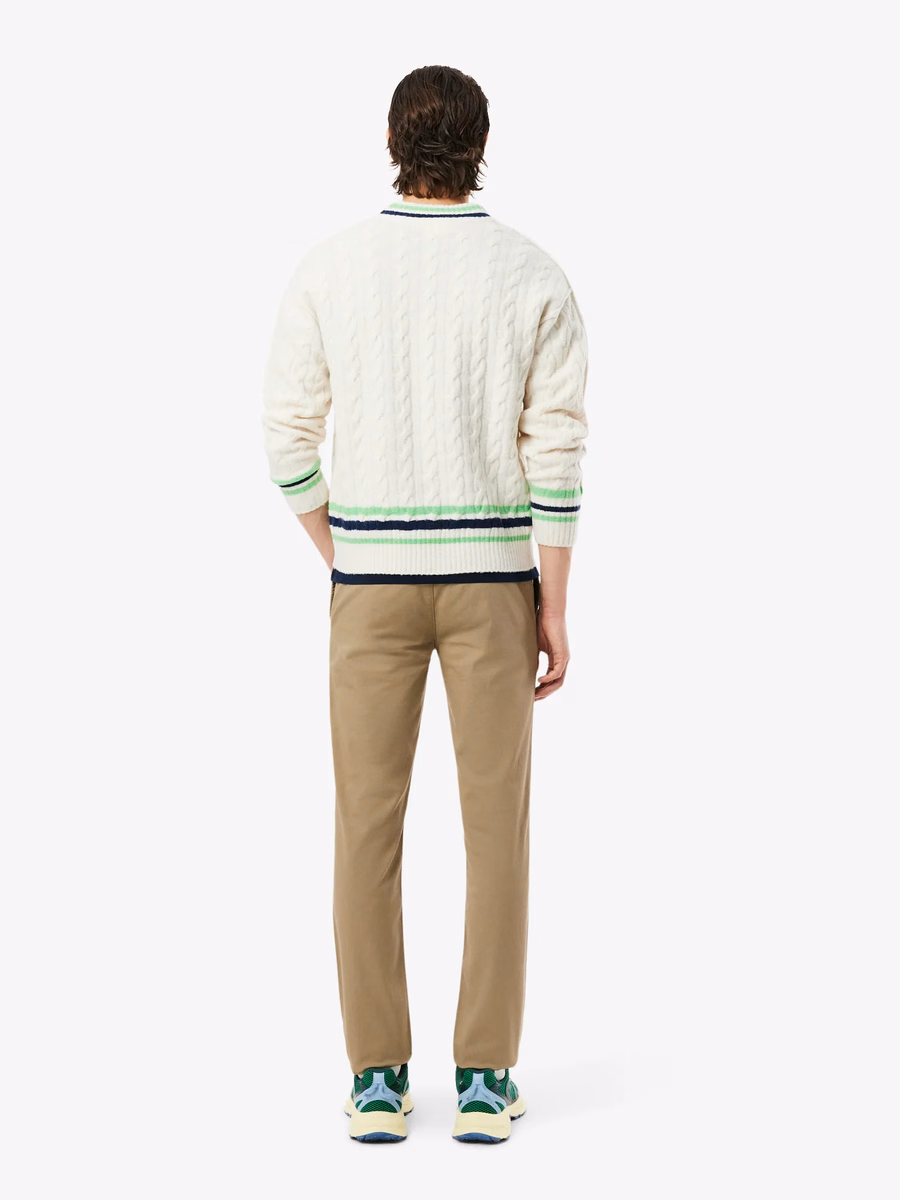 Pantaloni Chino Slim Fit in Cotone Stretch