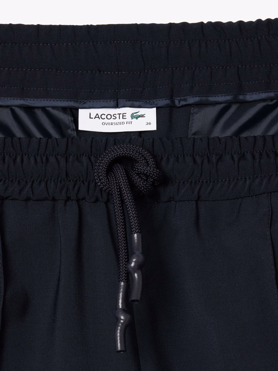 Pantaloni Sportivi Oversize in Misto Lana