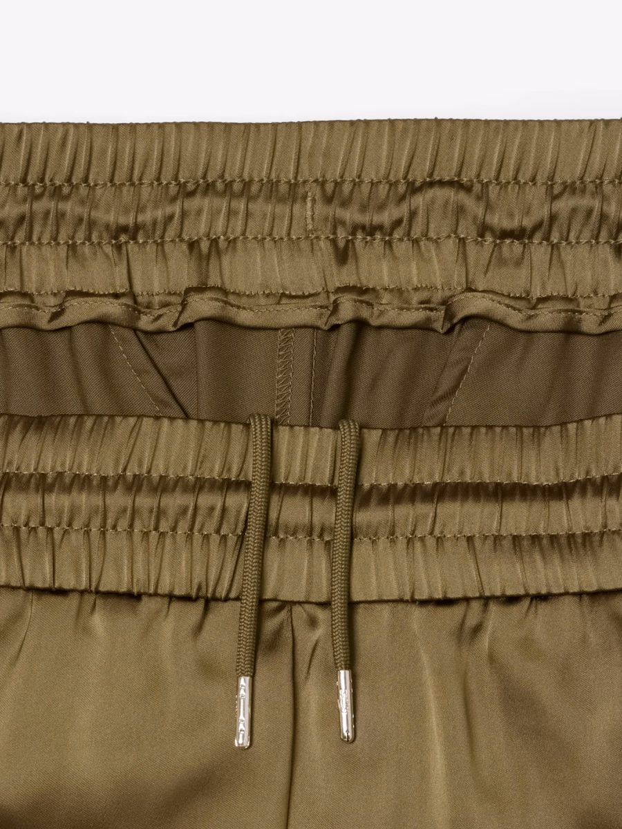 Pantaloni Sportivi Oversize in Satin