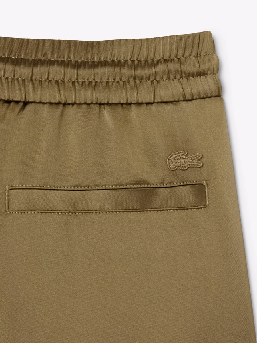 Pantaloni Sportivi Oversize in Satin