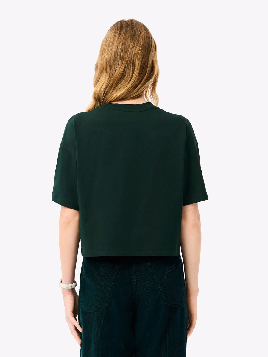 T-shirt in Jersey di Cotone Casual