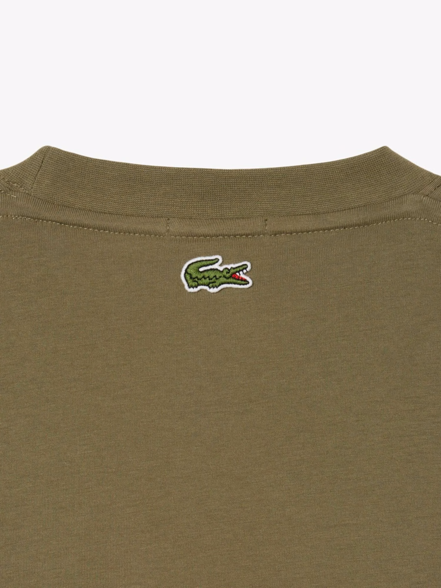 Maglietta in cotone con stampa Signature