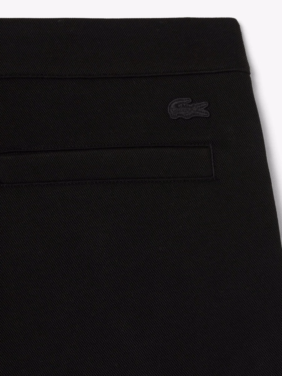 Pantaloni Piqué Plissettati Fit Largo