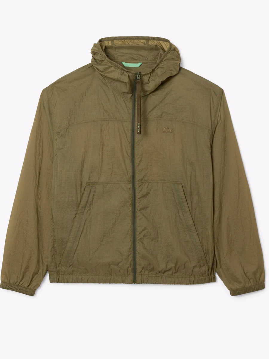 Giacca in nylon ripiegabile e impermeabile