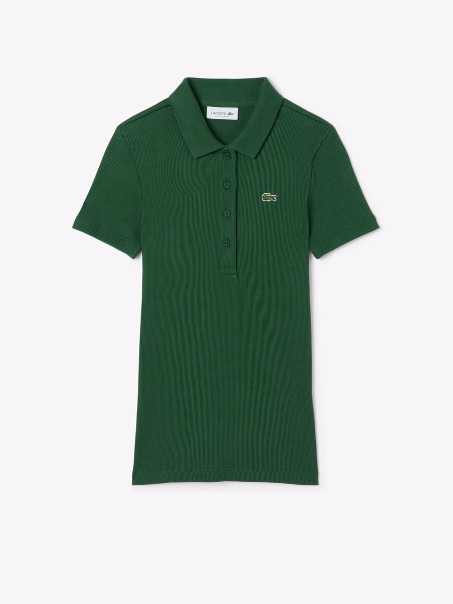 Maglietta Polo in Cotone Ribbattuto Slim Fit L.12.D
