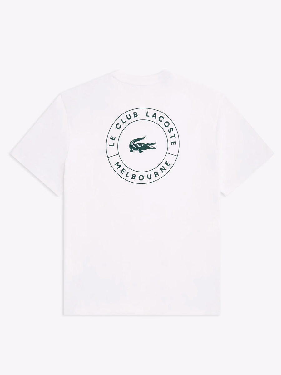 T-shirt in Cotone Le Club Lacoste Melbourne