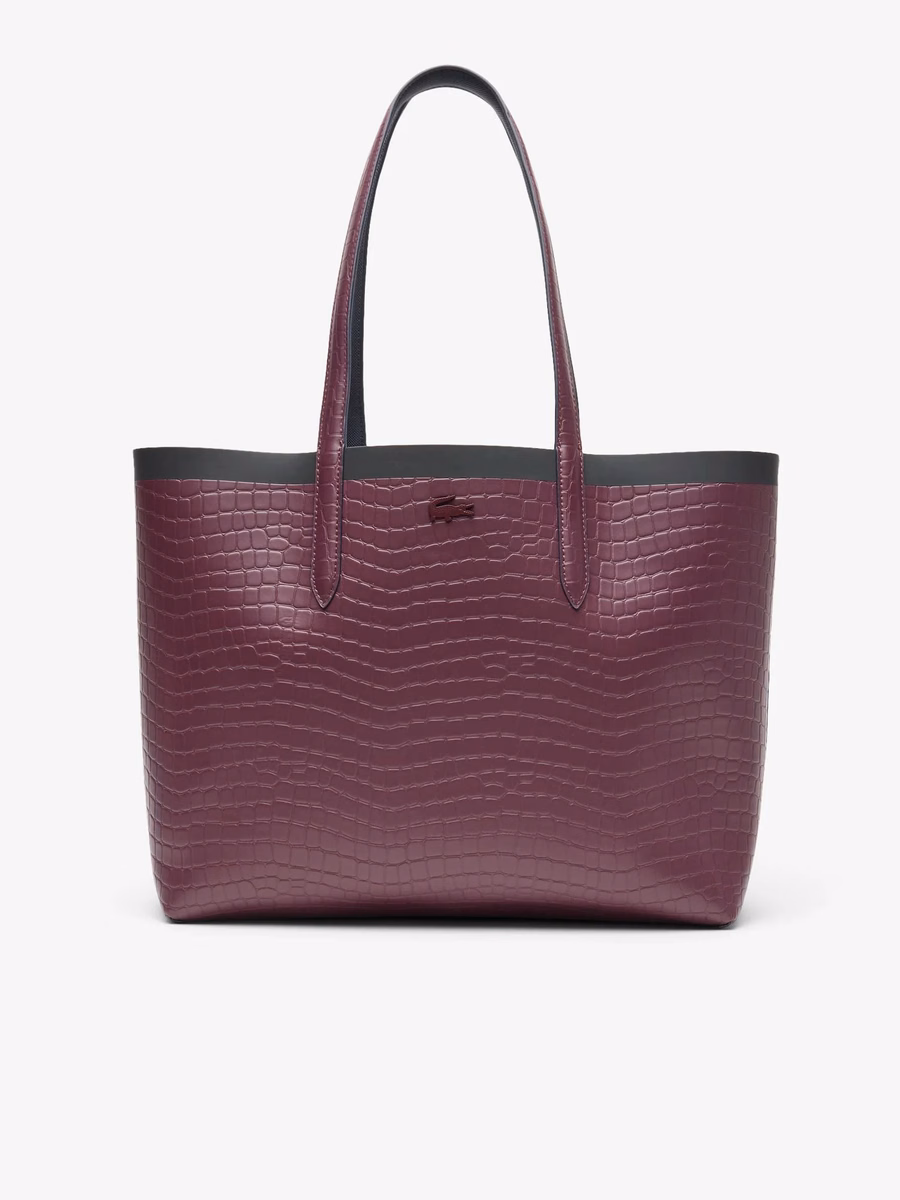 Borsa tote reversibile effetto coccodrillo Anna