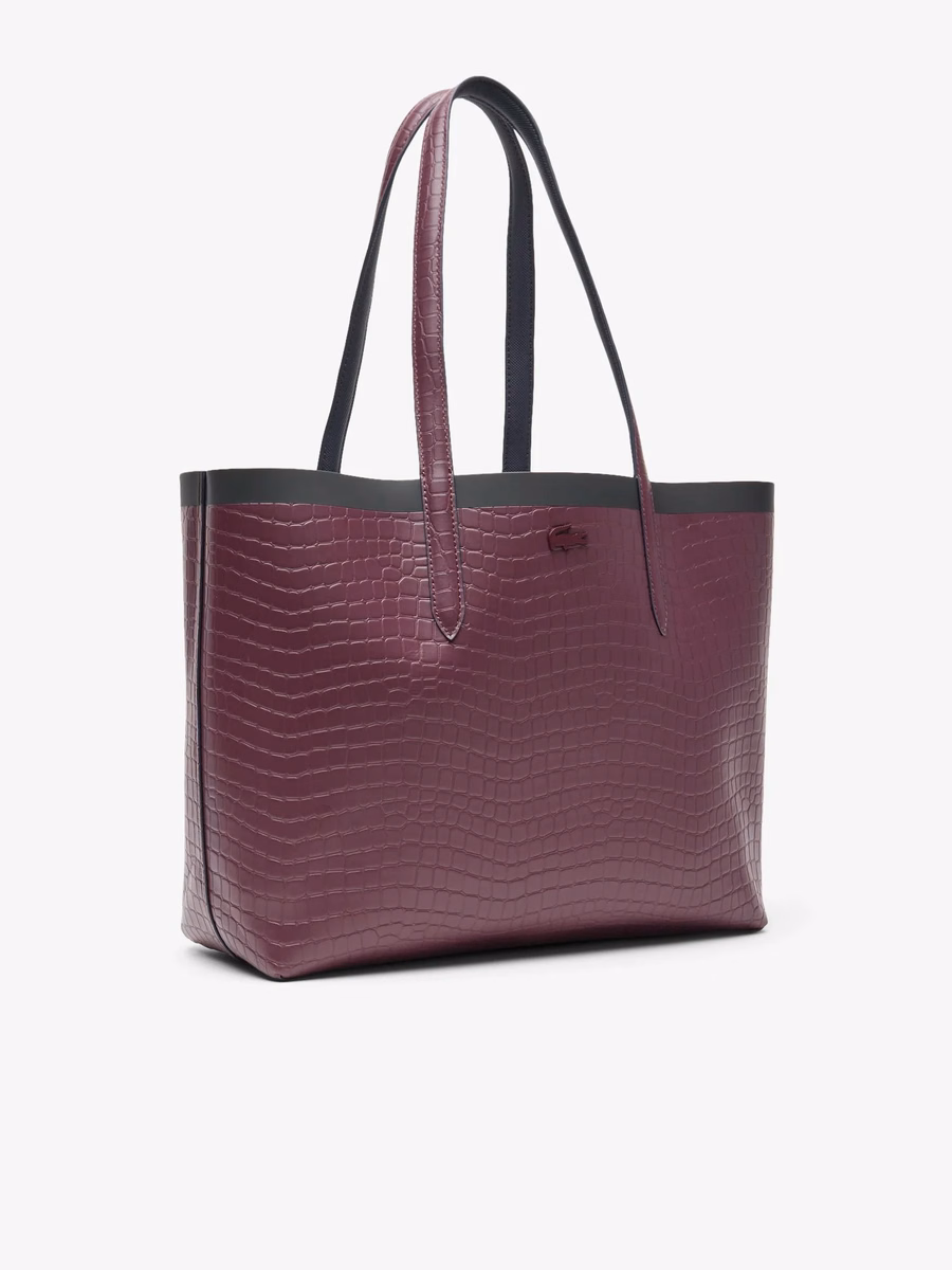 Borsa tote reversibile effetto coccodrillo Anna