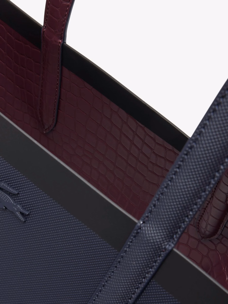 Borsa tote reversibile effetto coccodrillo Anna
