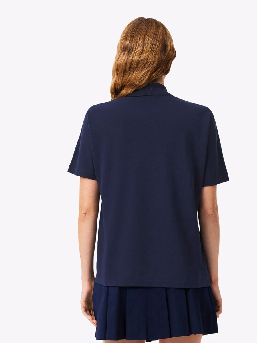 Maglietta Polo Fluid Piqué Fit Relaxed
