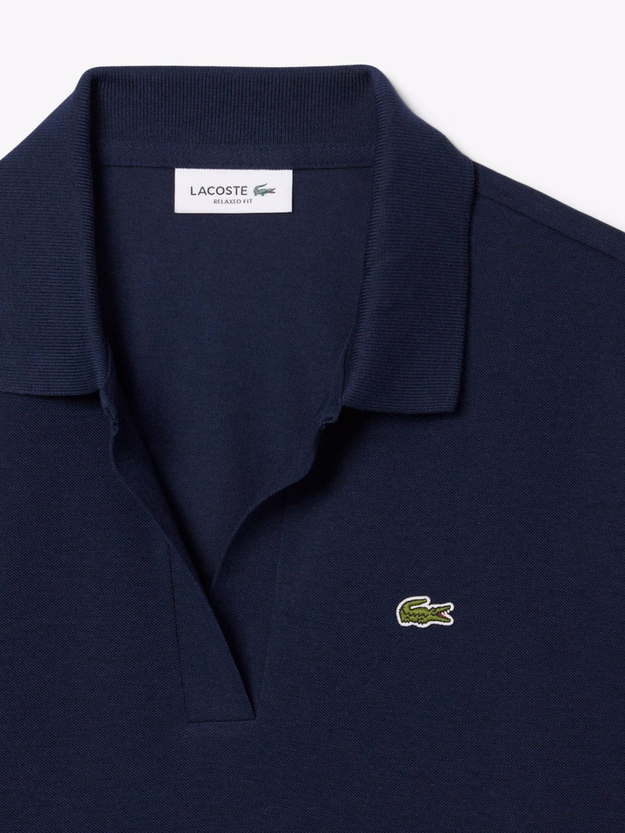 Maglietta Polo Fluid Piqué Fit Relaxed