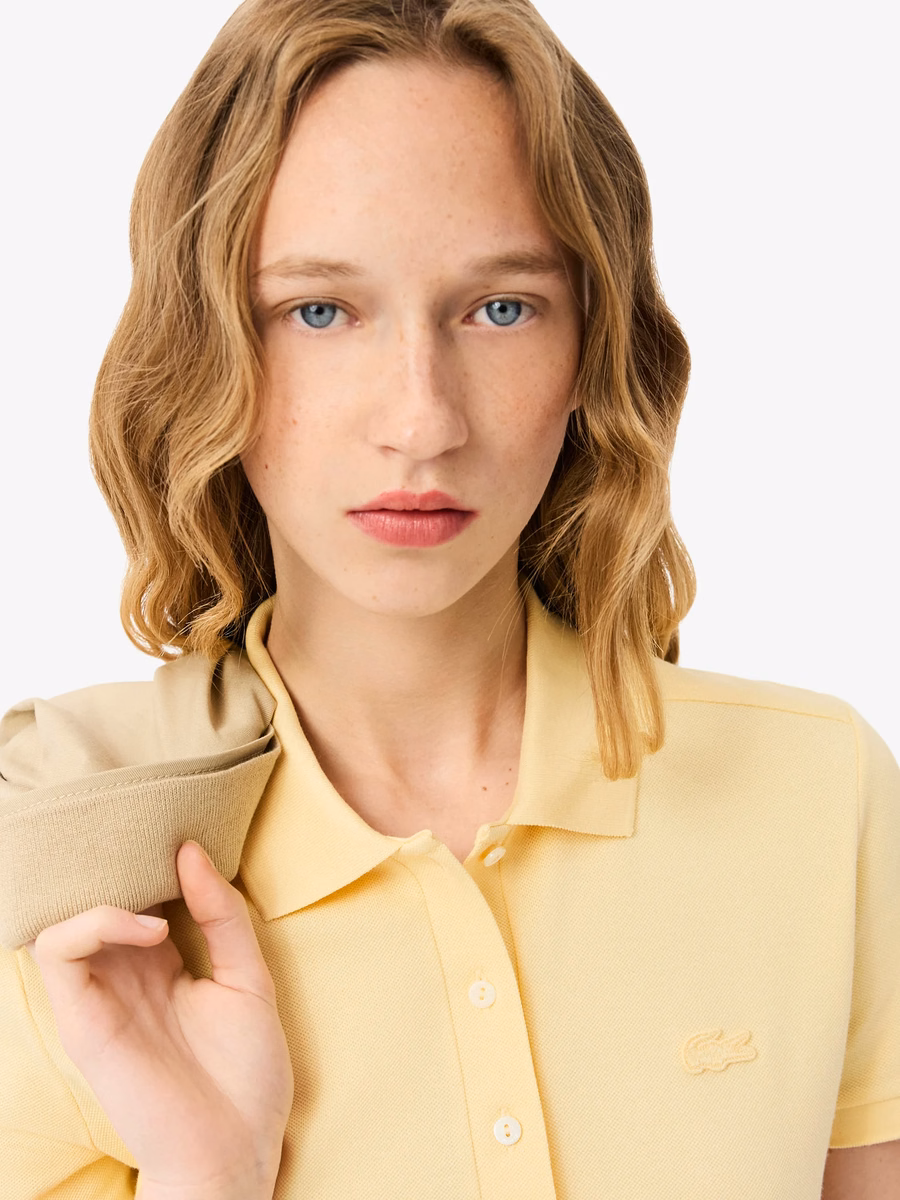 L.12.D Polo Shirt Slim Fit Stretch Petit Piqué
