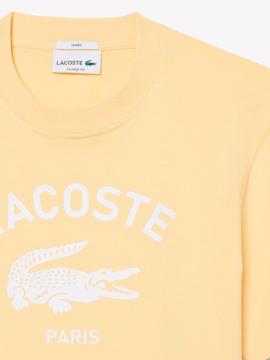 Maglietta in cotone con stampa Signature