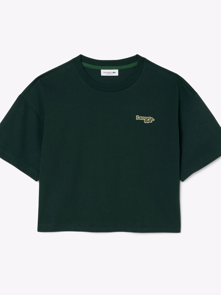 T-shirt in Jersey di Cotone Casual