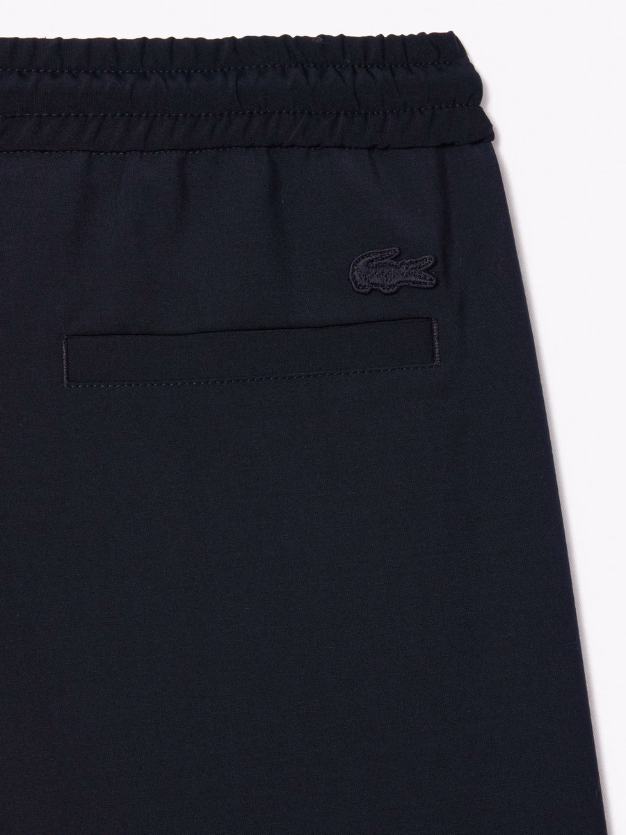 Pantaloni Sportivi Oversize in Misto Lana