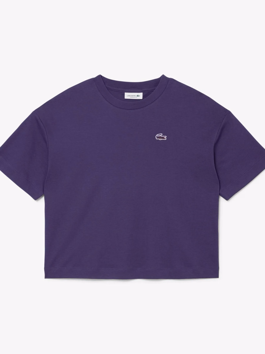 T-shirt Relaxed Fit con Coccodrillo Paesaggistico