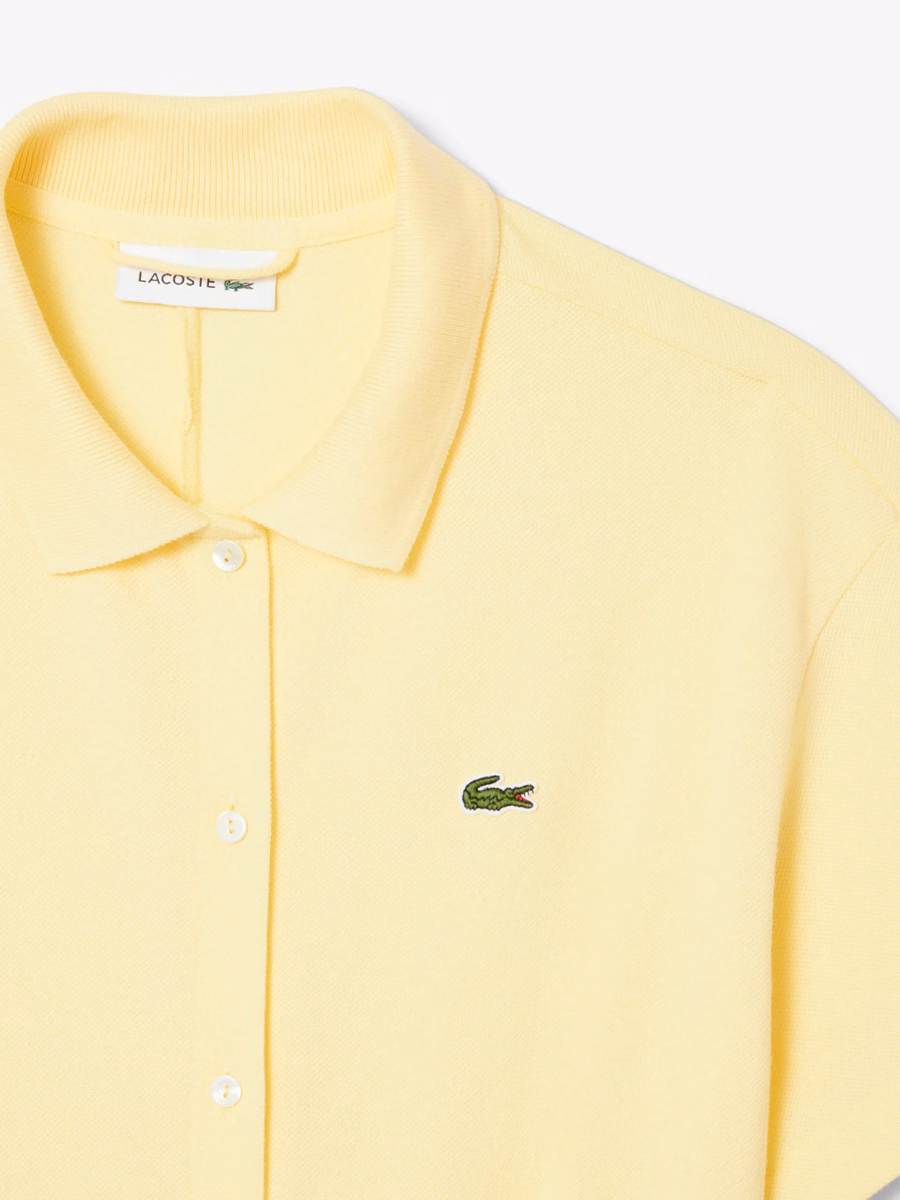 Flared Petit Piqué Polo Dress