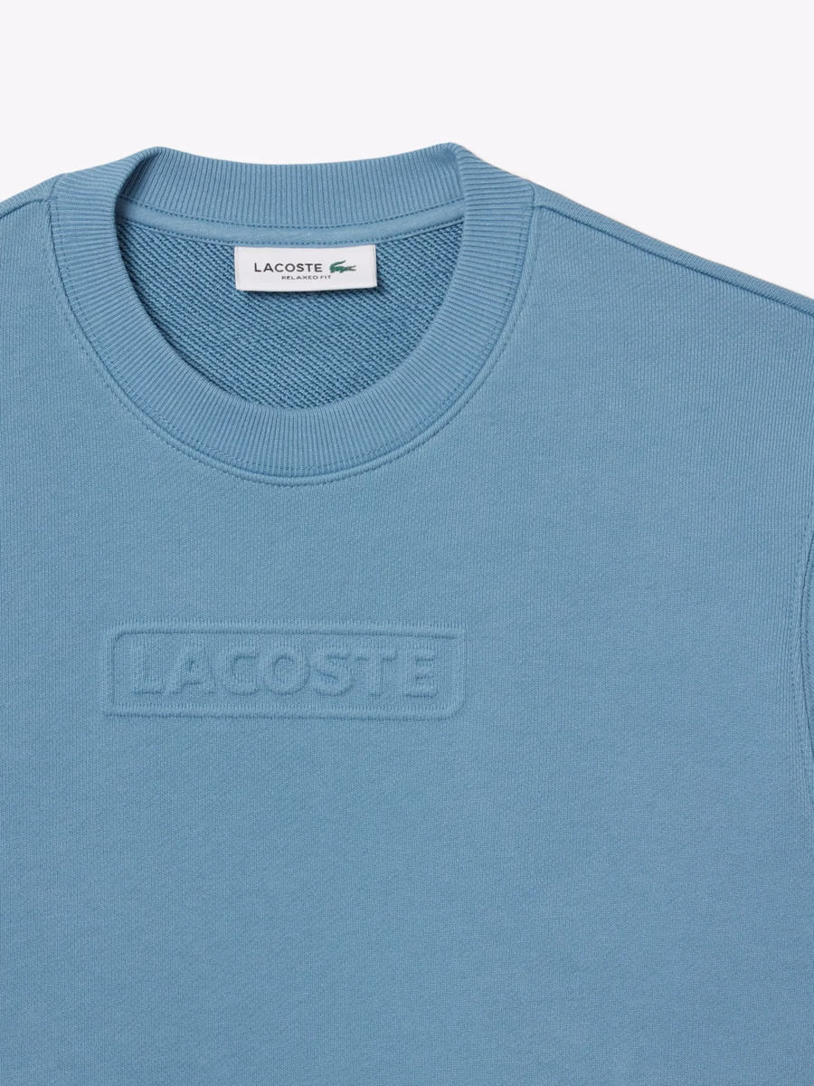 Felpa in Cotone con Logo Embossato