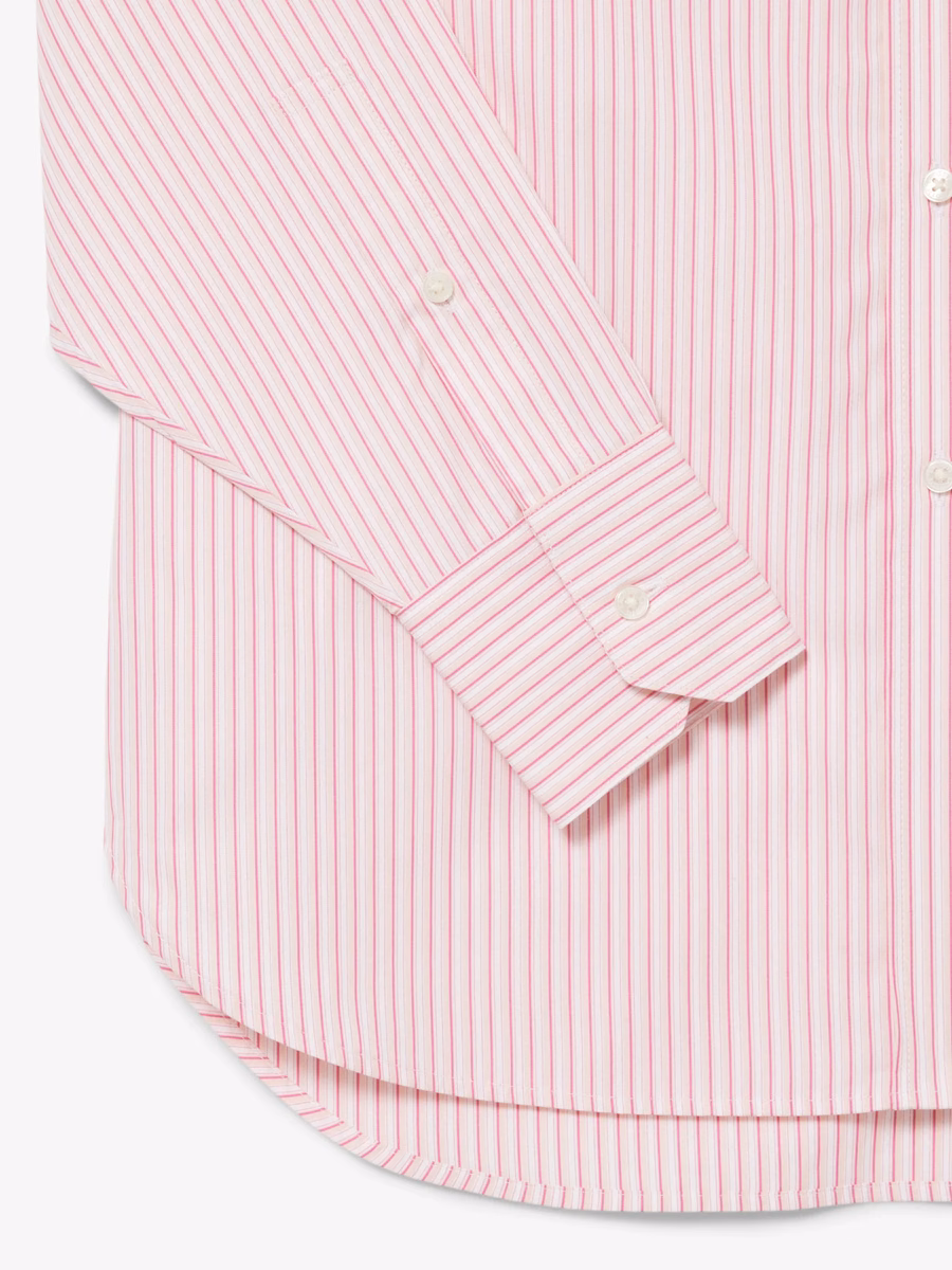 Camicia in Popeline di Cotone Oversize