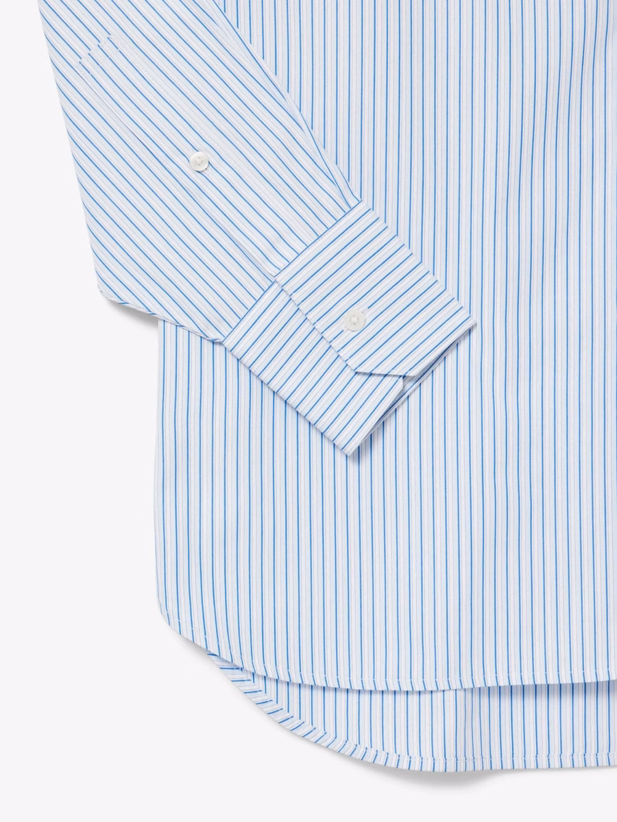 Camicia in Popeline di Cotone Oversize