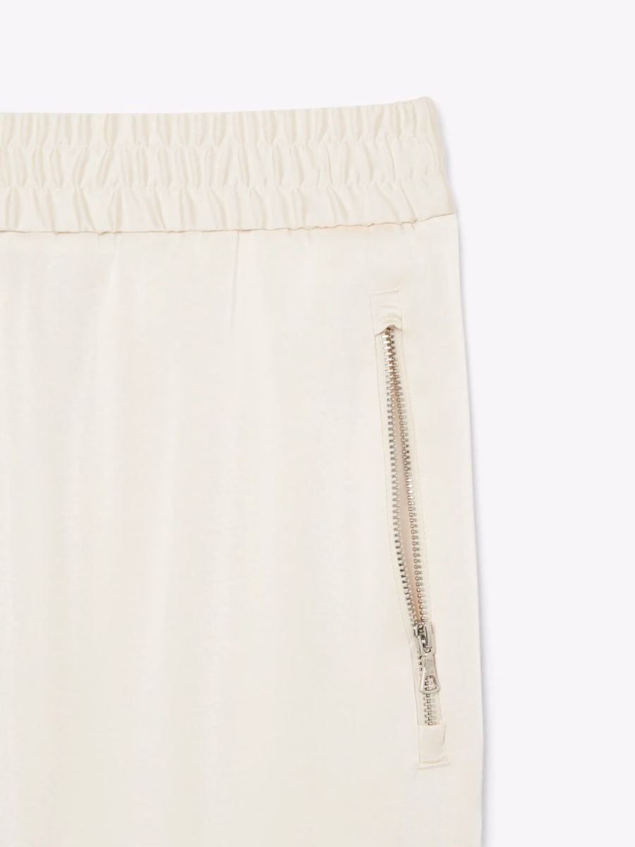 Pantaloni con Tasche a Zip Fluidi