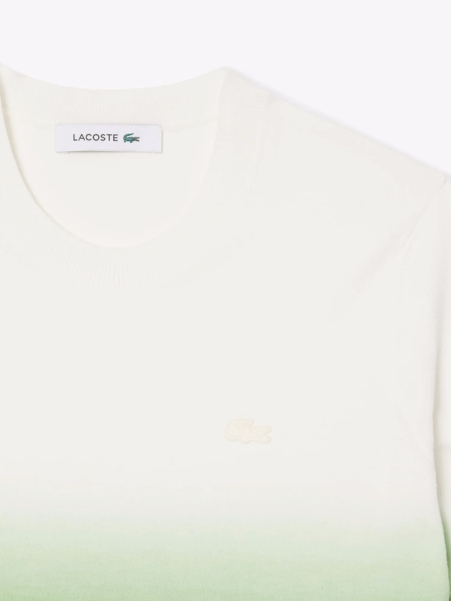 Maglione a maniche corte con effetto ombré