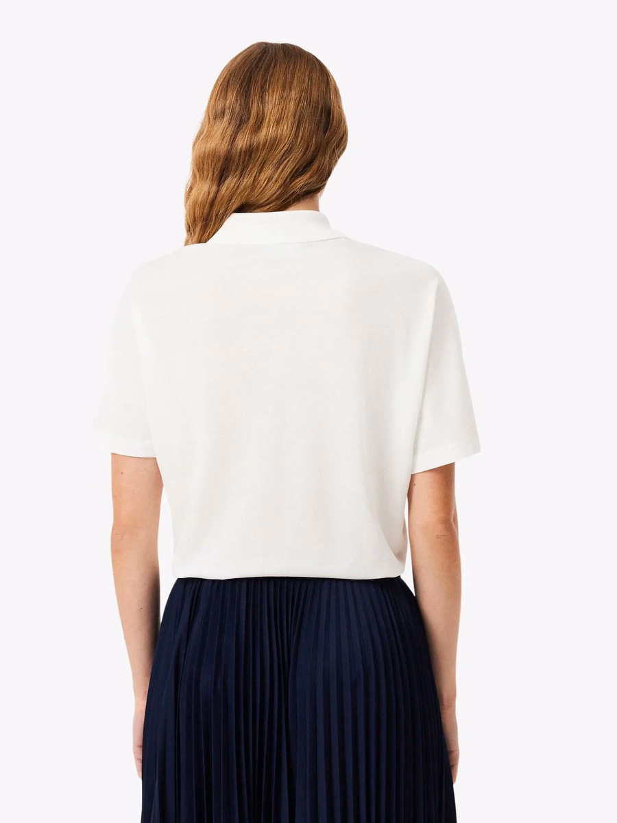 Maglietta Polo Fluid Piqué Fit Relaxed