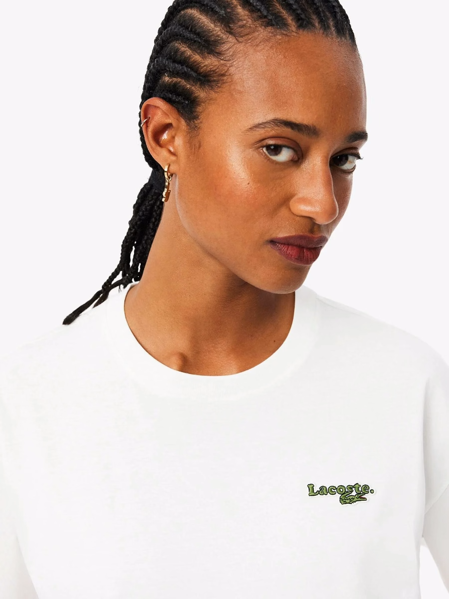 T-shirt in Jersey di Cotone Casual