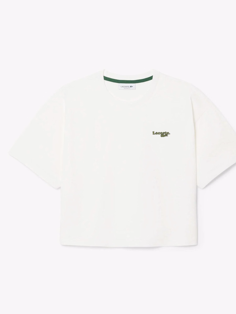 T-shirt in Jersey di Cotone Casual