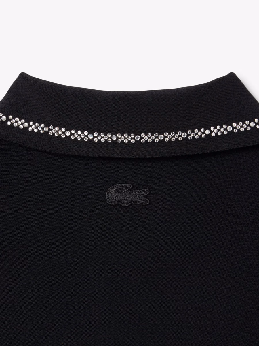 Abito Polo Collo Crocodile Slim Fit Diamanté