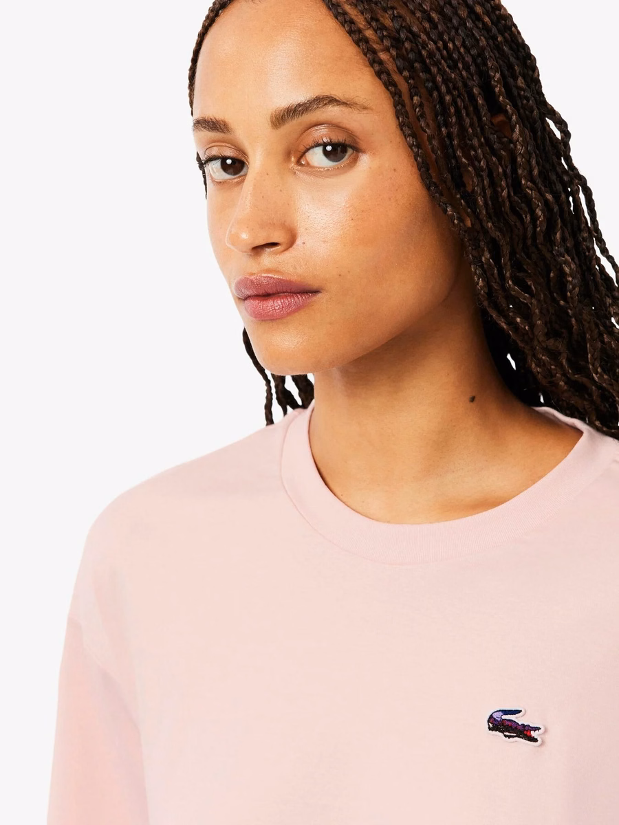 T-shirt Relaxed Fit con Coccodrillo Paesaggistico