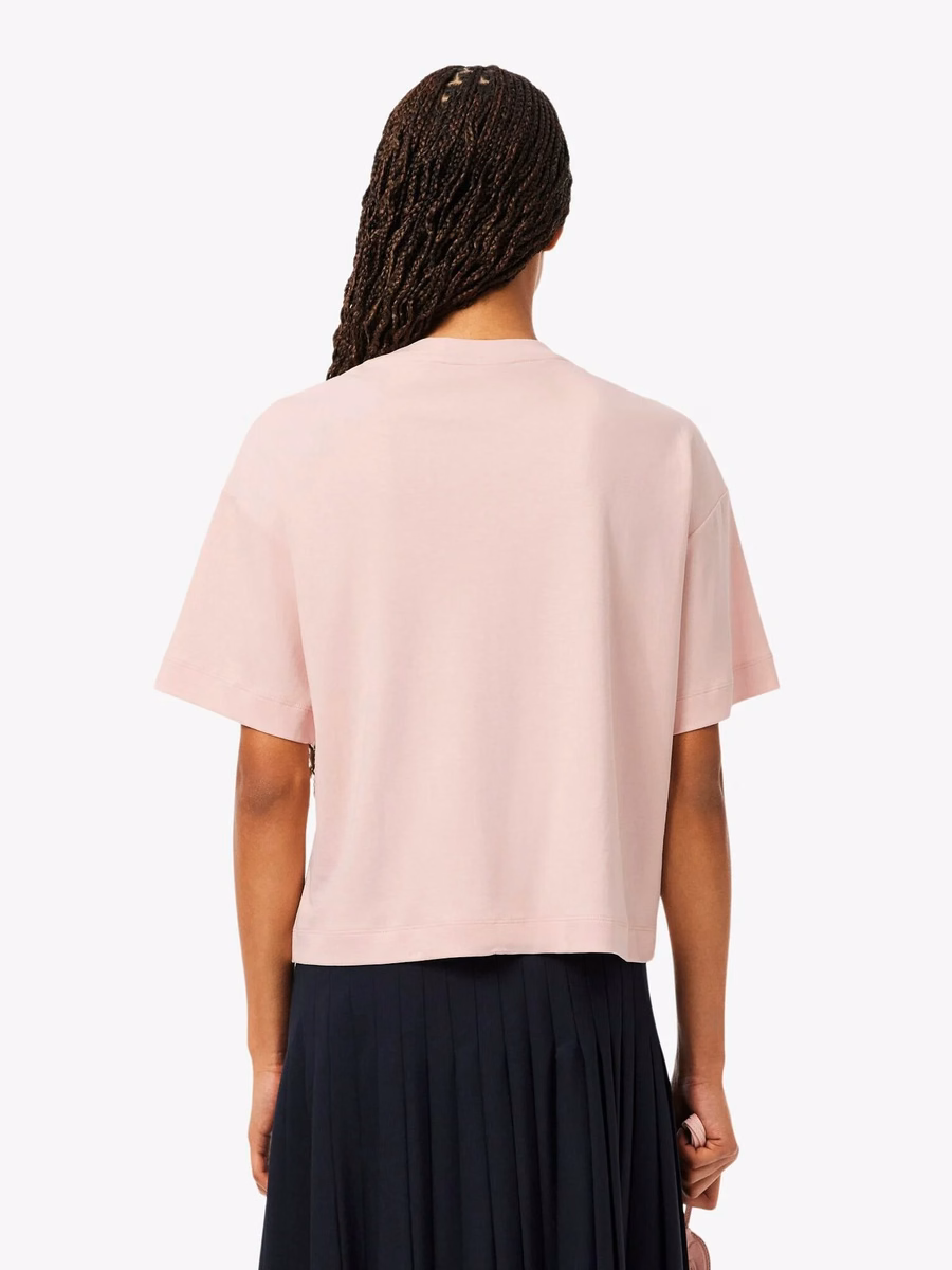 T-shirt Relaxed Fit con Coccodrillo Paesaggistico