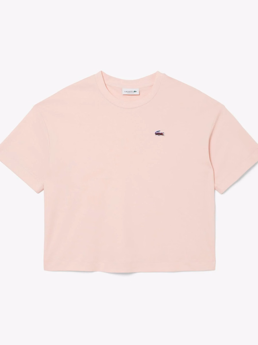 T-shirt Relaxed Fit con Coccodrillo Paesaggistico
