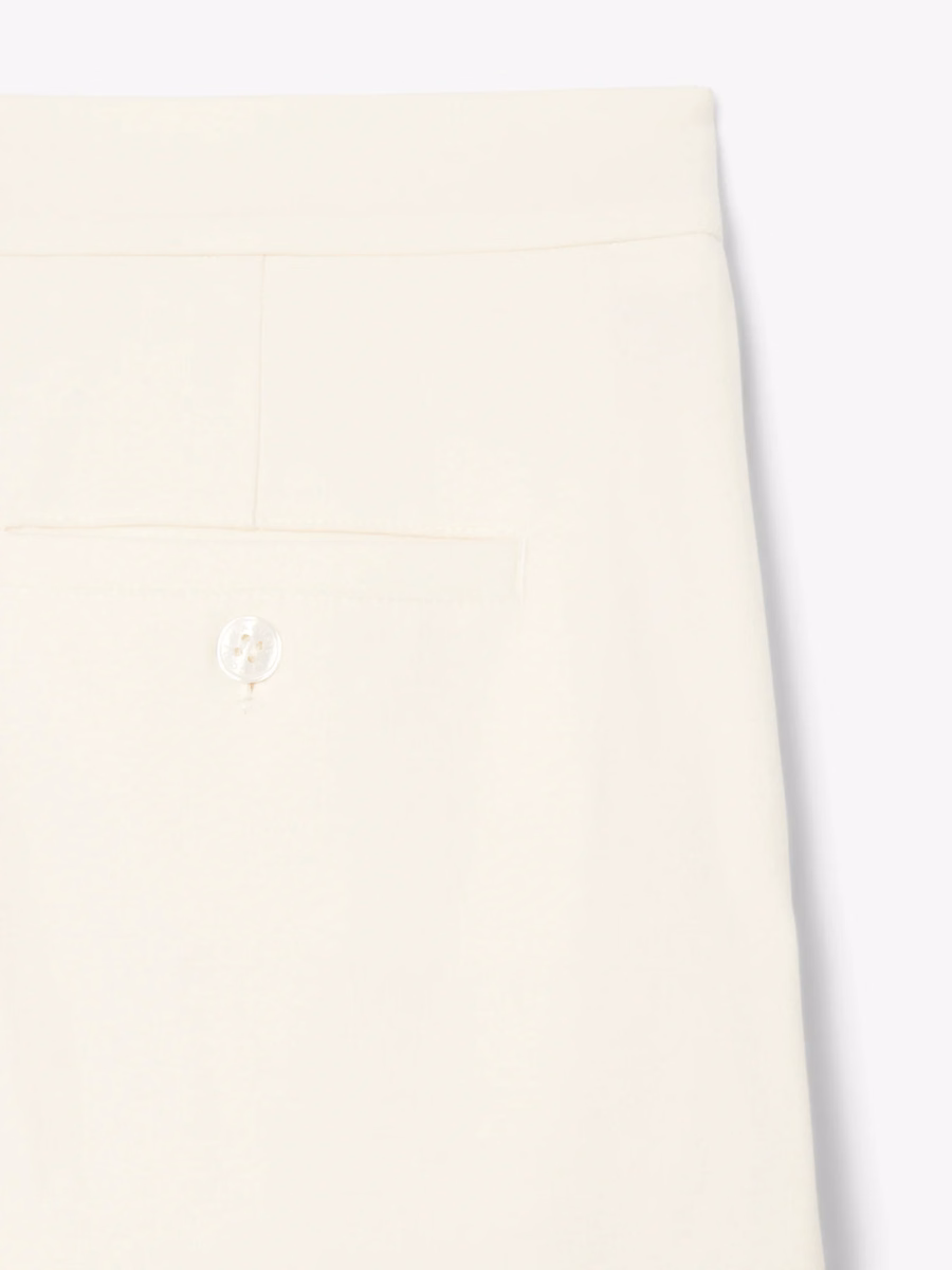 Pantaloni in Flanella Plissettati Oversize