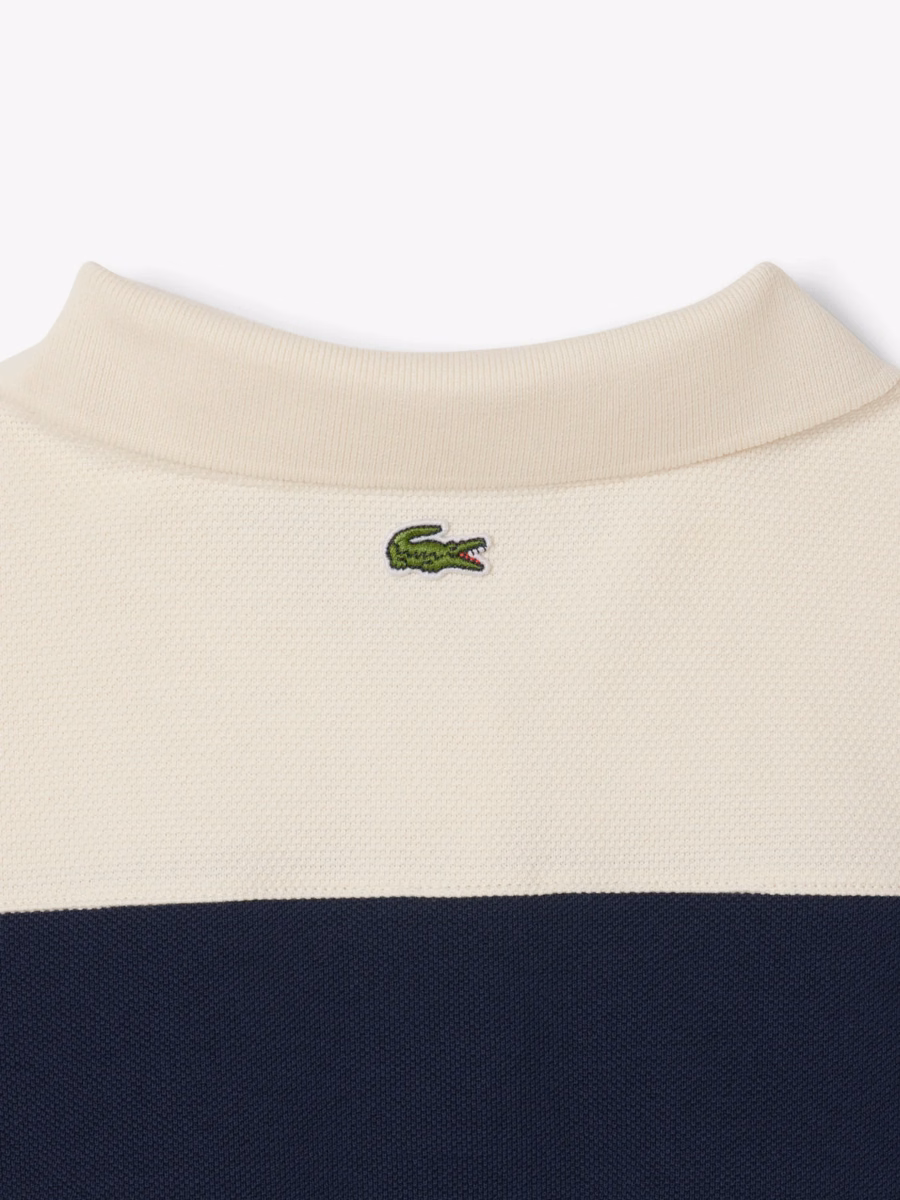 Maglietta Polo Slim Fit a Righe Made in France