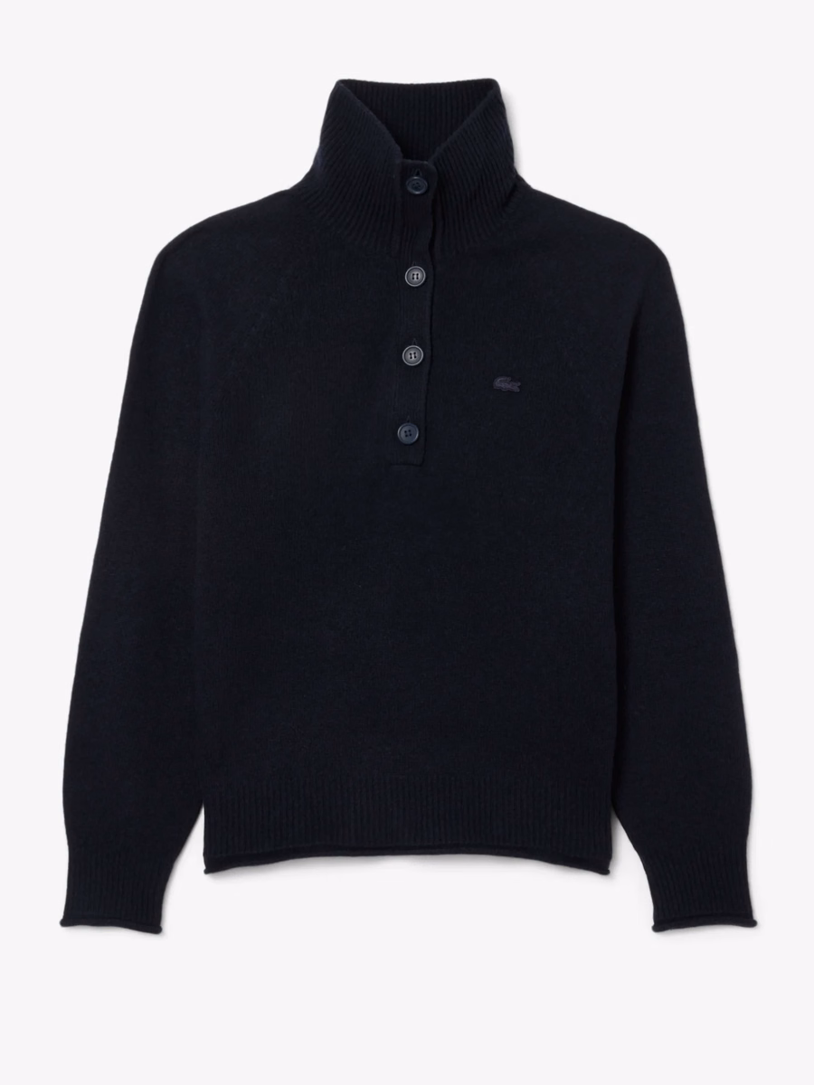 Maglione in Lana con Collo Alto