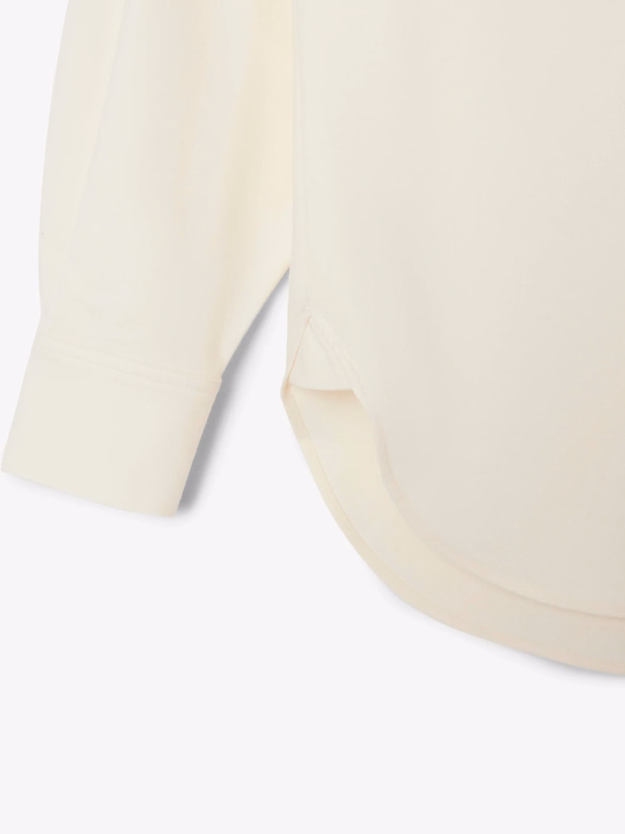 Camicia in Flanella Stile Polo Oversize
