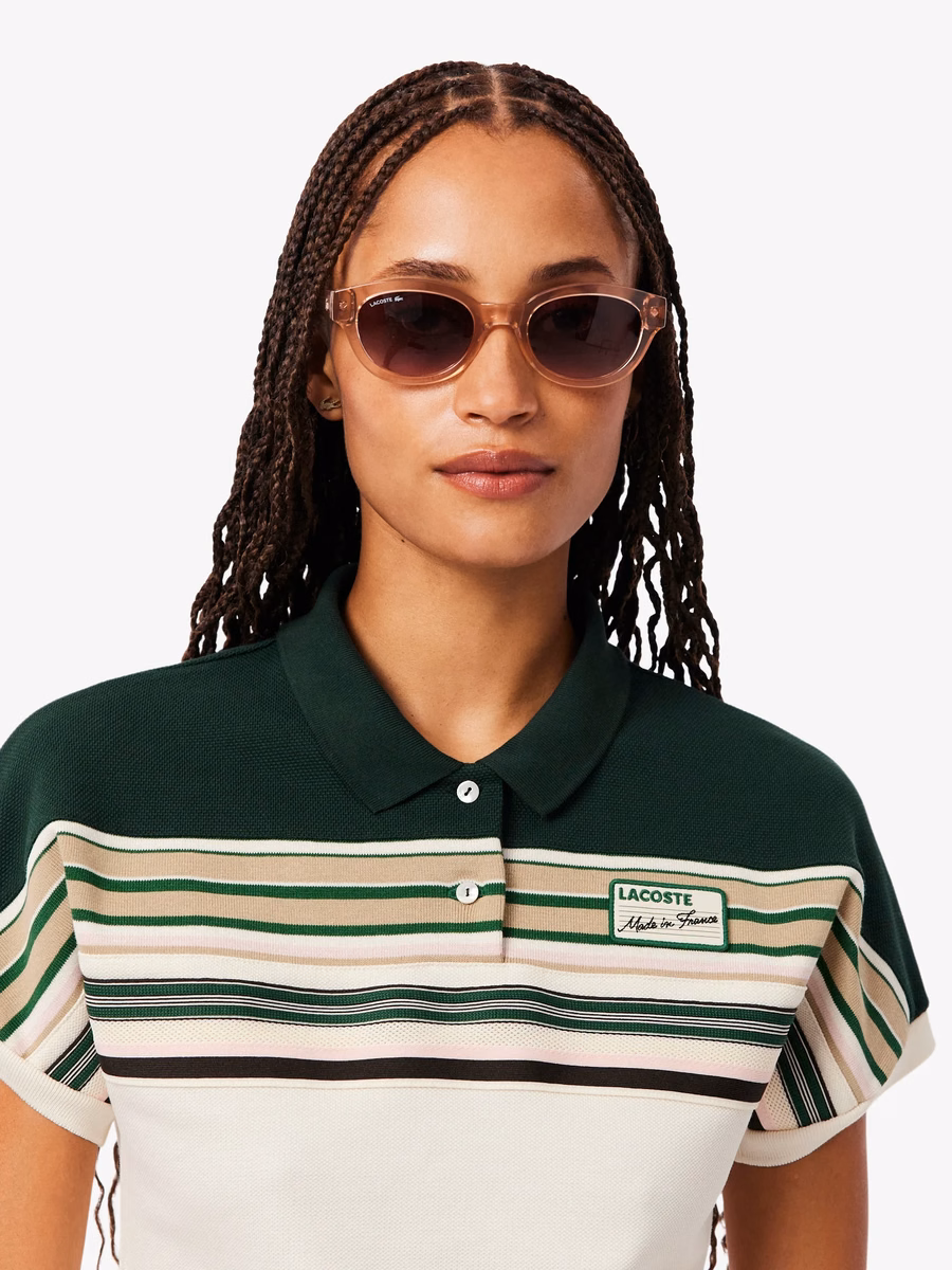 Maglietta Polo Slim Fit a Righe Made in France