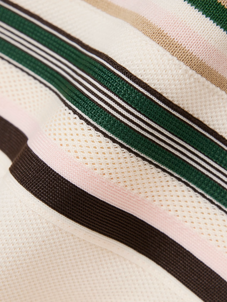 Maglietta Polo Slim Fit a Righe Made in France