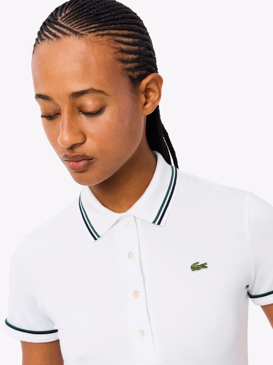 Maglietta Polo Slim Fit L.12.D con Dettagli a Righe