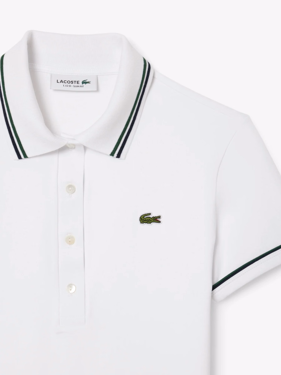 Maglietta Polo Slim Fit L.12.D con Dettagli a Righe