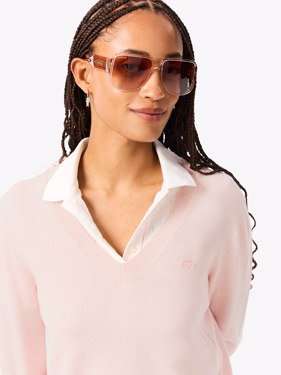 Maglione V Neck senza cuciture
