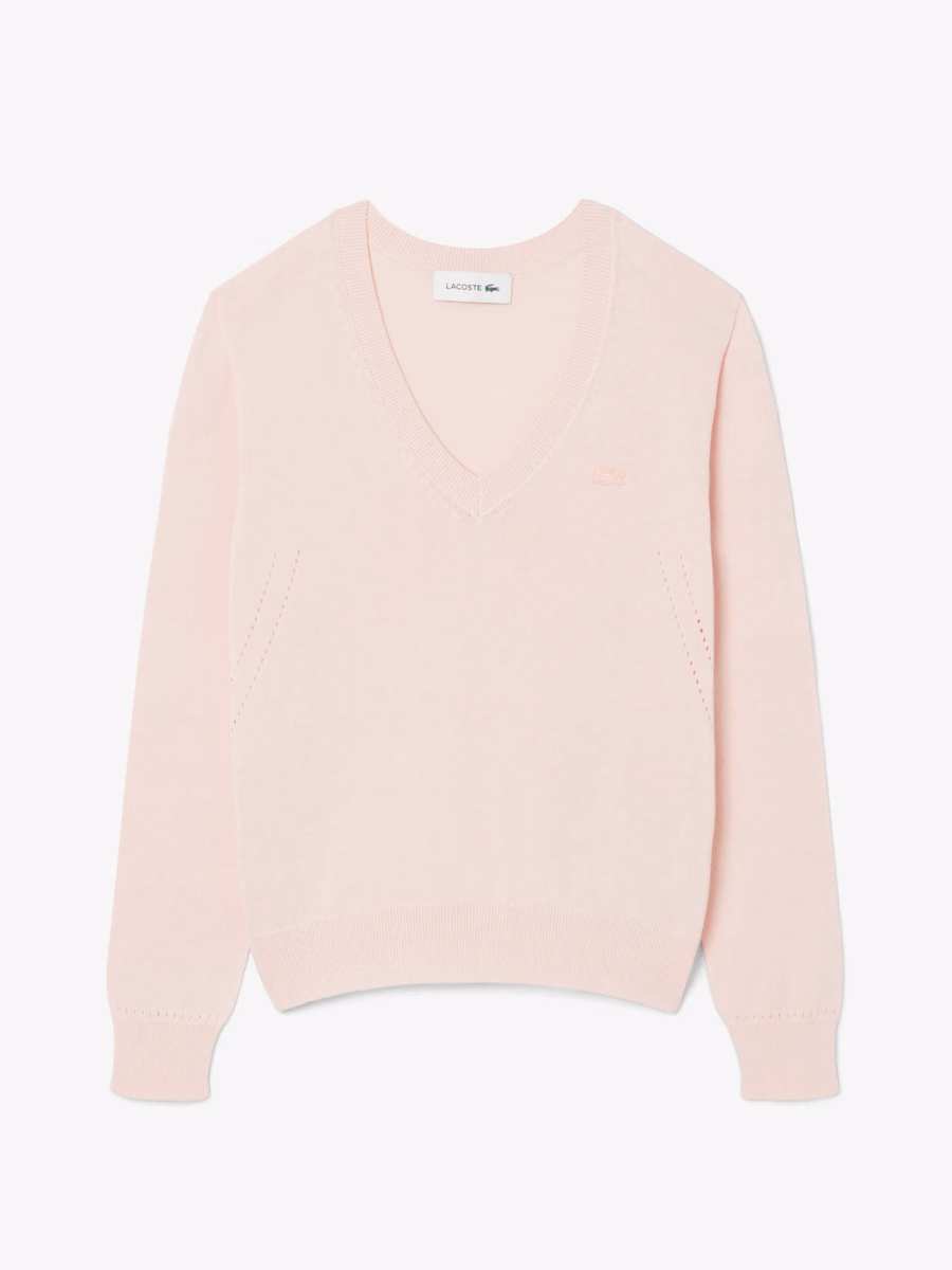 Maglione V Neck senza cuciture