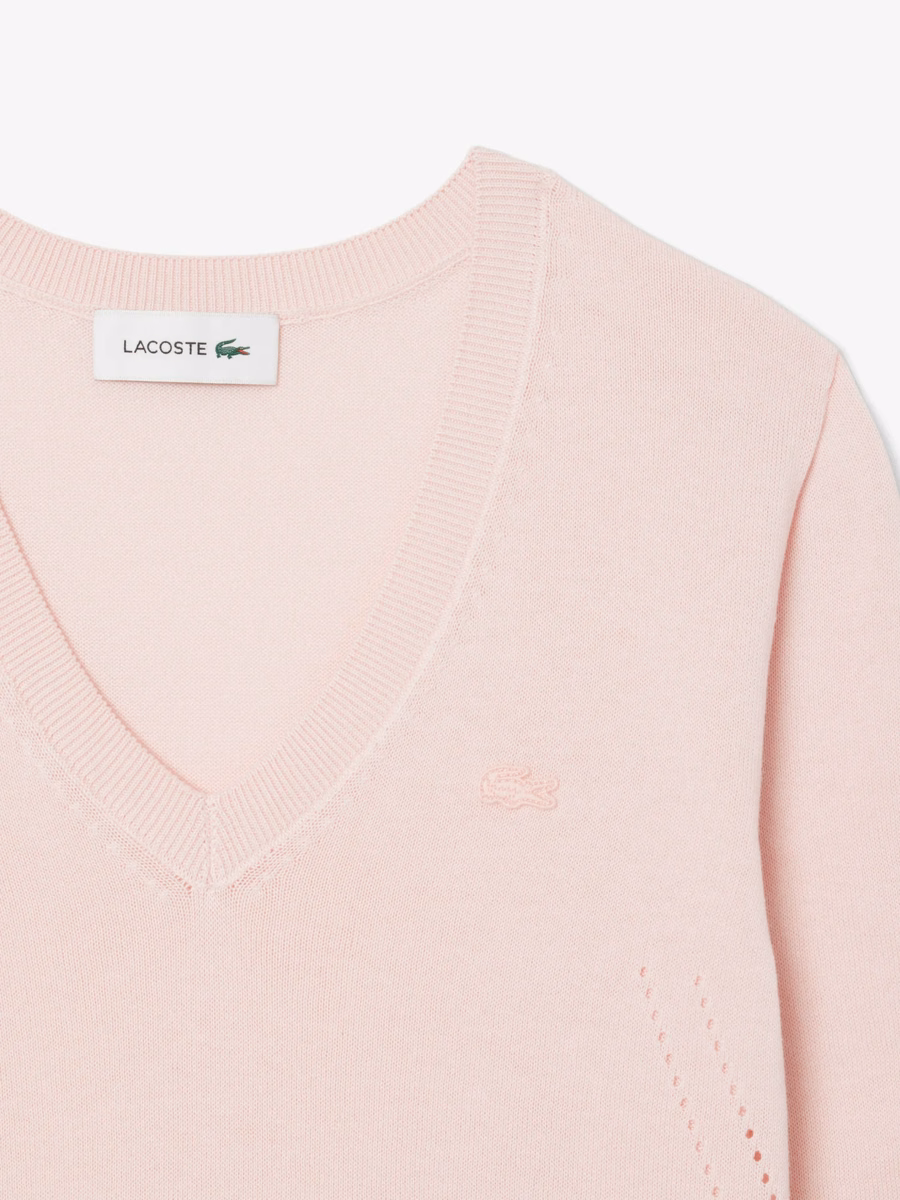 Maglione V Neck senza cuciture